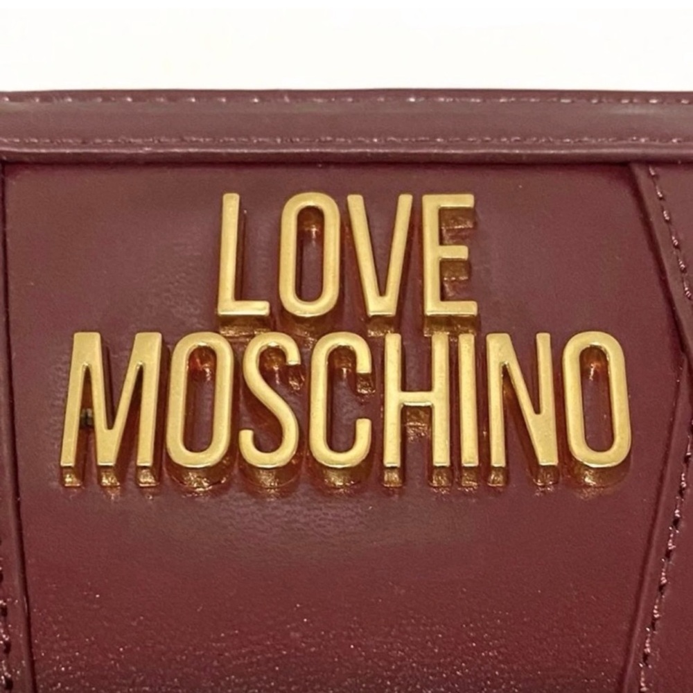 Love Moschino Gold Logo Zip-Around Wallet 
NWT